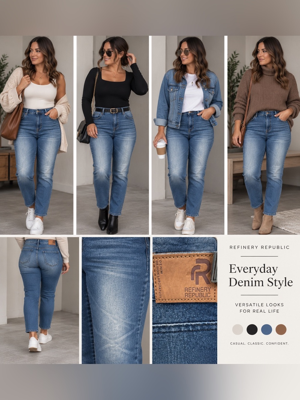 Blue Skinny Jeans for Women